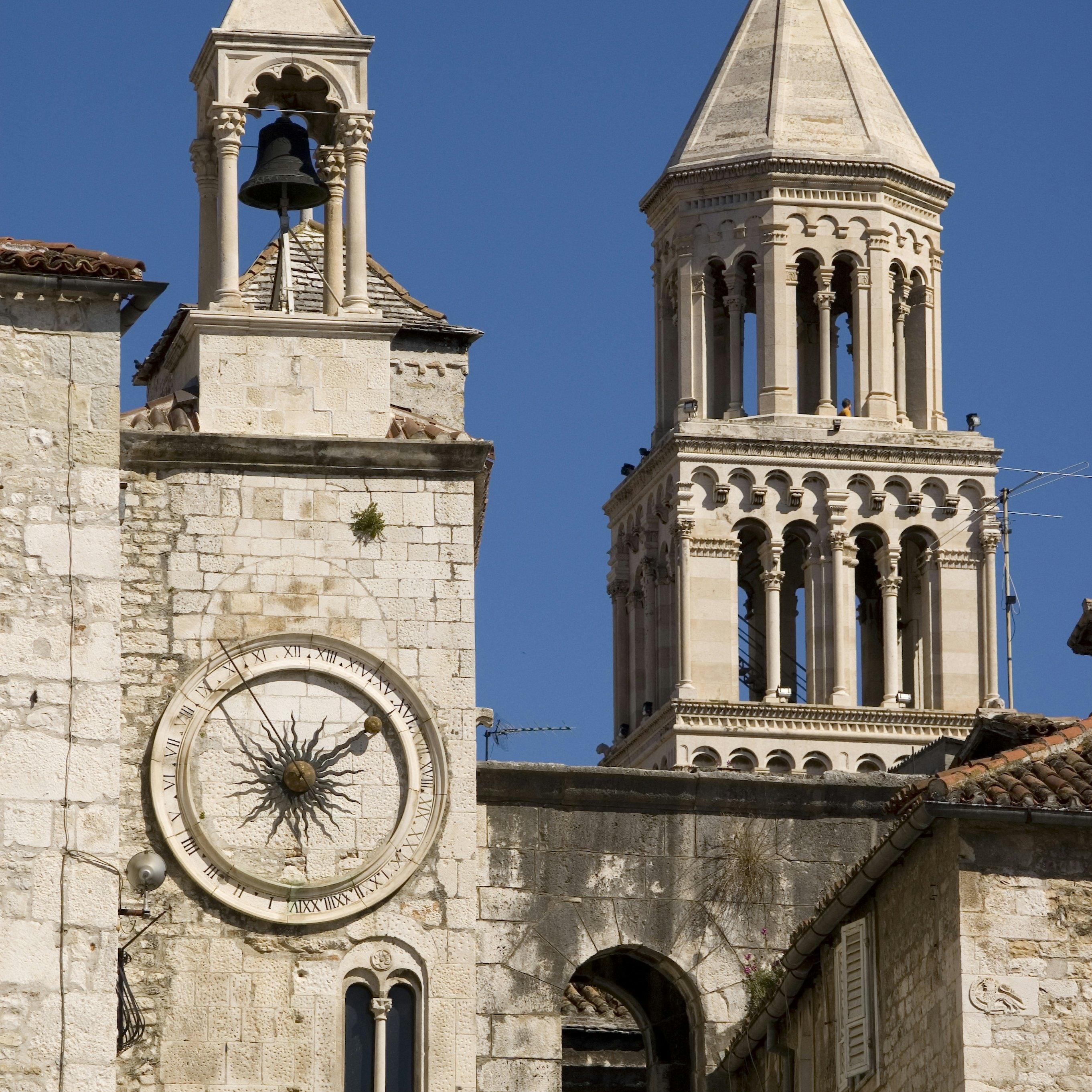 St Dominus Cathedral belfry, Diocletian's Palace .