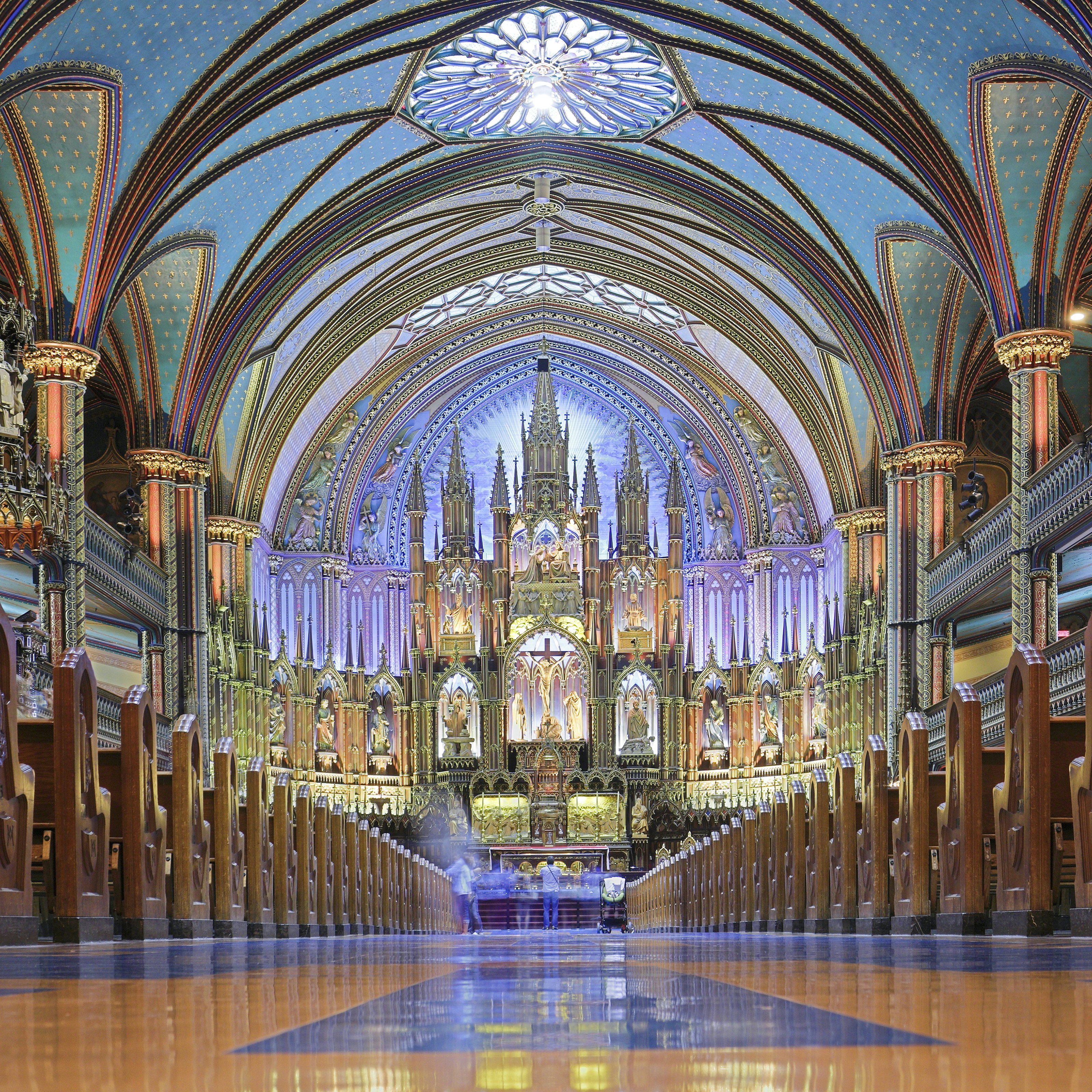 Notre Dame Basilica (Montreal, Canada).