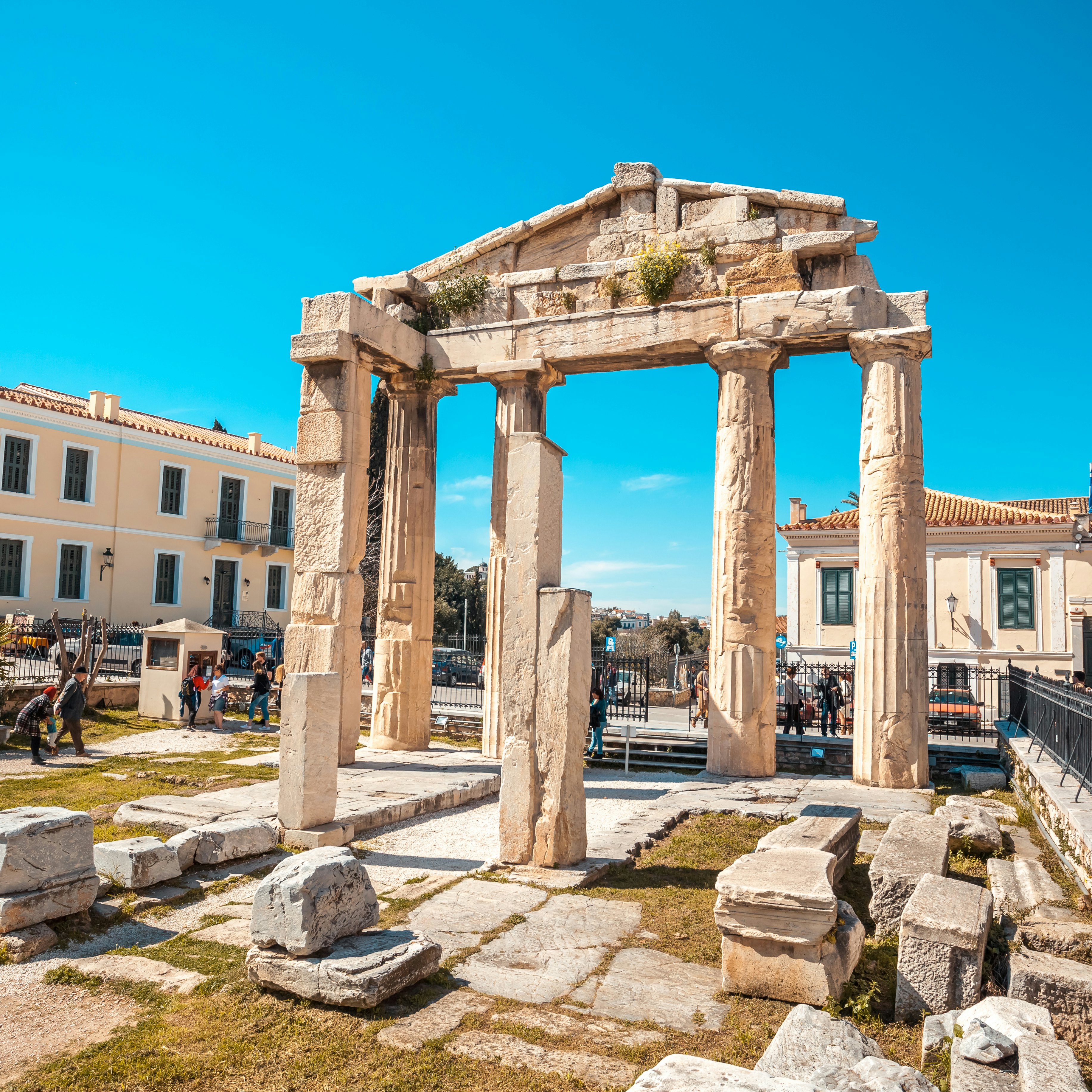 11.03.2018 Athens, Greece - Gate of Athena Archegetis, on the winds square (plateia aeridon) below the Acropolis of Athens.; Shutterstock ID 1053590486; your: Barbara Di Castro; gl: 65050; netsuite: digital; full: poi
1053590486