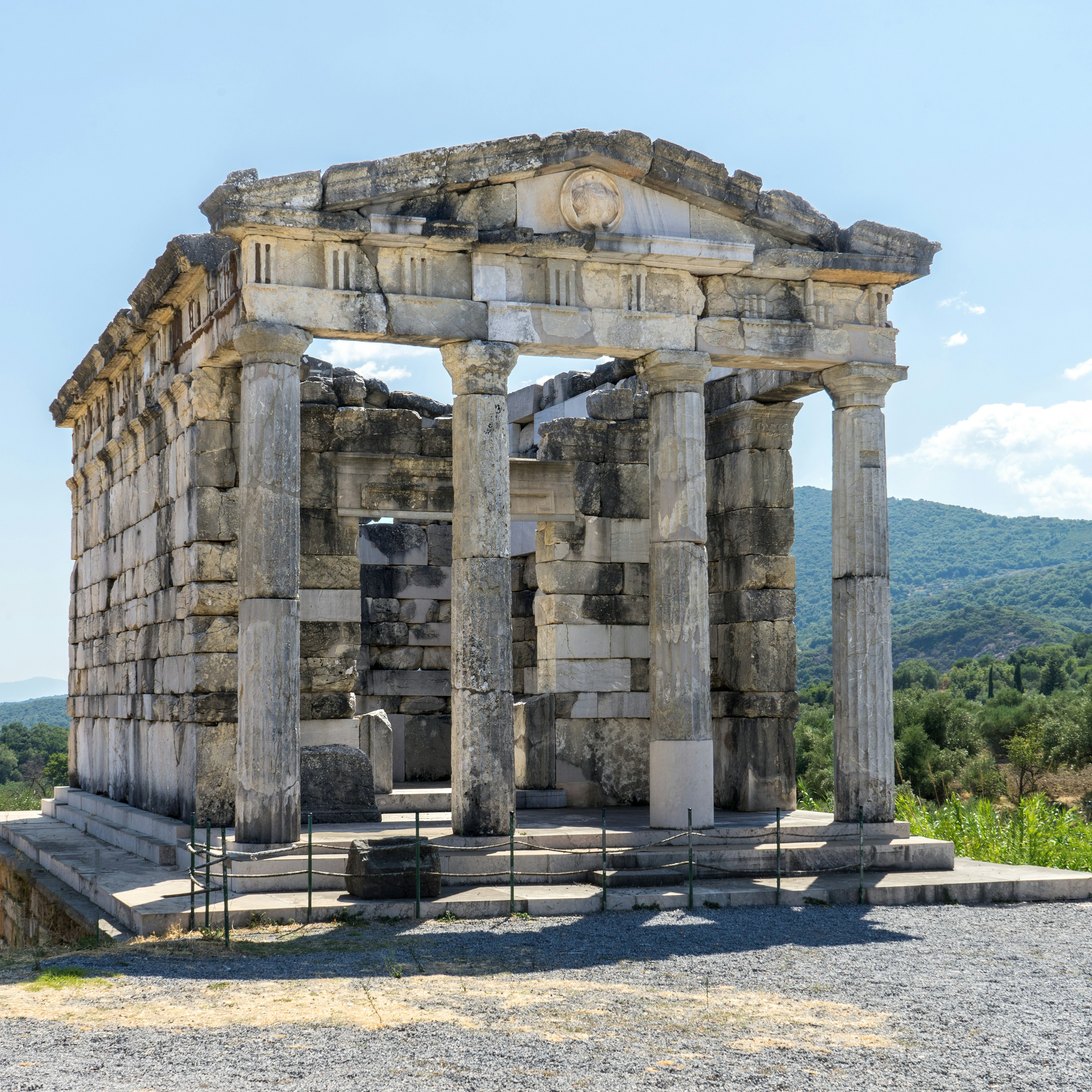 The ancient city of Messini in Peloponnese, Greece.