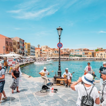 Chania, crete greece - 05 12 2022: Venetian harbour of the pittoresk cretan town with colorful old houses; Shutterstock ID 2227253445; your: Barbara Di Castro; gl: 65050; netsuite: digital; full: poi
2227253445